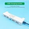 Солнечная панель для зарядки с 4 USB-портами, поддерживает быструю зарядку, подходит для кемпинга на природе и зарядки мобильных телефонов.