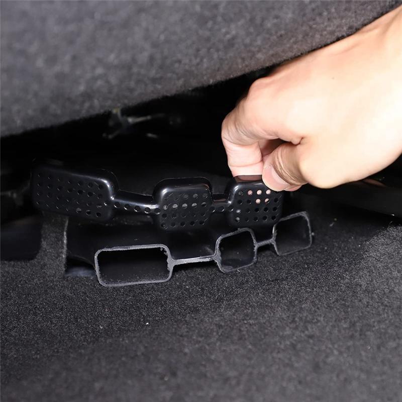 WO-2 PCS Under Seat Air Vent Cover Air Flow Vent Grille Protection For Toyota