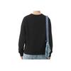 Puma Свитшот Essential Crew из флиса однотонный свободный унисекс черный 632292-01