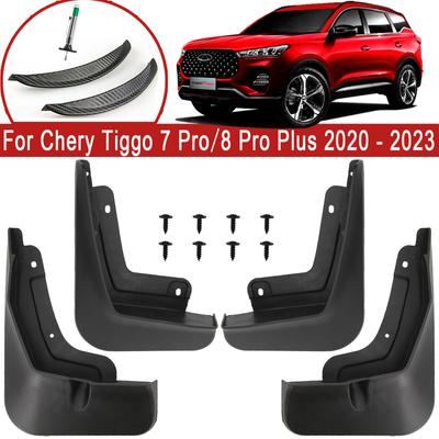Брызговики для Chery Tiggo 7 Pro 8 Pro Plus-2023, передние и задние крылья, брызговики, брызговики, автомобильные аксессуары, украшение