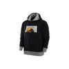 Jordan Alphabet Logo Print Basketball Hoodie Sweatshirt Men Tops Black DV7749-010