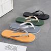 New Flip-flops Men's Trend Outer Wear Rubber Non-slip Personalized Fashion Pinch Feet Beach Summer Slippers Men