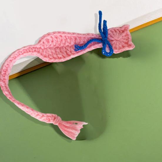 Закладка для книг «Кошка» ручной работы, тонкая работа, маркер для страницы, яркий цветной бант, декор