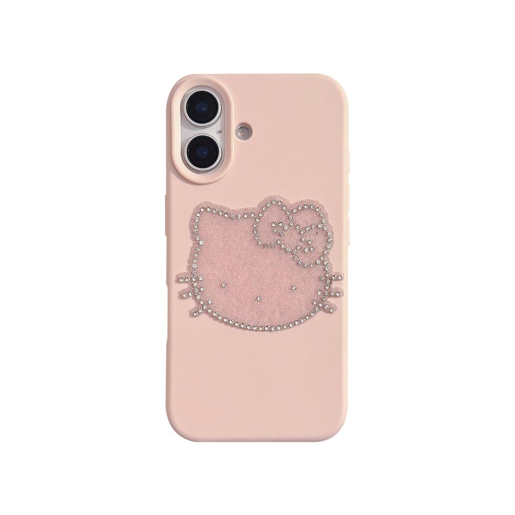 Блестящий чехол для Apple iPhone 16, 17 и 18 Pro Max в кошачьей тематике, Роскошный 3D-дизайн, Защита от падений