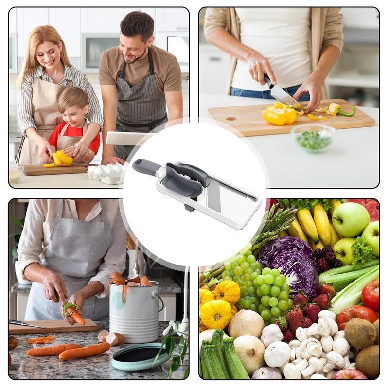 Измельчитель для овощей, овощерезка, овощерезка, легко моется, прочная многофункциональная ручка с противоскользящей поверхностью, овощерезка и измельчитель