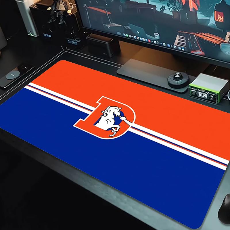 Коврик для мыши Denver Broncos Большой коврик для игрового стола Нескользящий коврик для ноутбука и планшета XXL Mini PC Игровой коврик с заблокированным краем