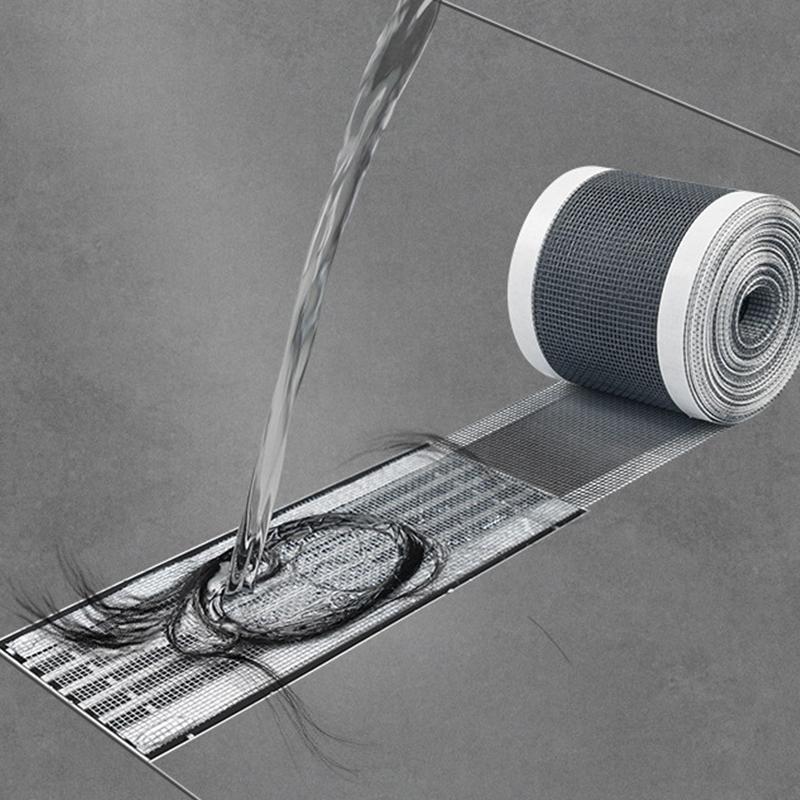 5 метров сливной фильтр для душа, фильтр для улавливания волос, кухонная раковина, пробка для канализации, сетка для ванной комнаты, одноразовые наклейки