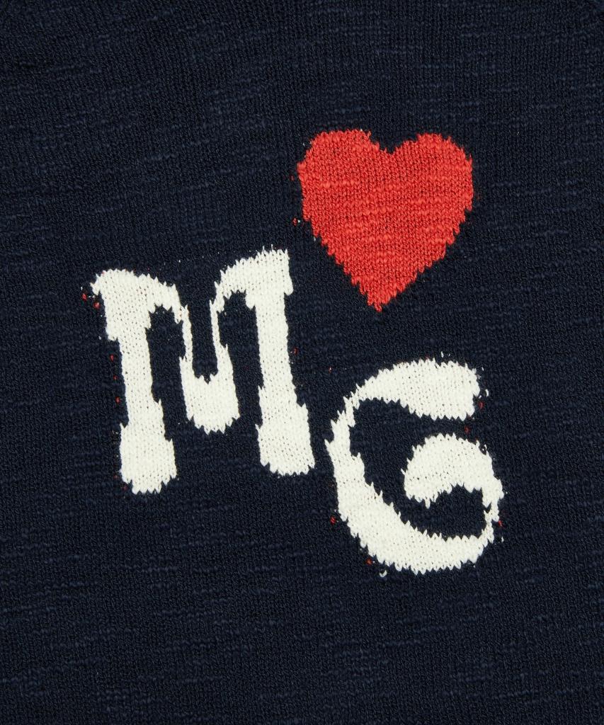 MARK GONZALES Women'S Mg Slub Short Sleeve Knit - Navy