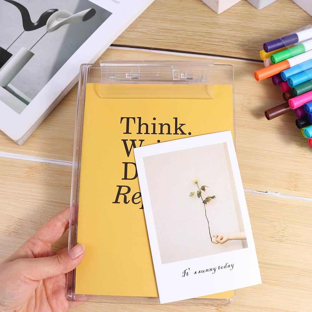 With Graduated Scale Memo Clipboard Durable Paper Organizer Portable Menu Folder Writing