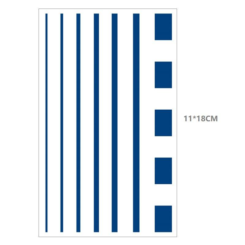 Death Ray прямые неотражающие сок травяные татуировки наклейки линии водонепроницаемые стойкие мужчины и женщины постепенные изменения наклейки