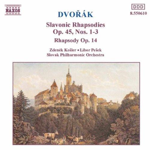 CD АНТОНИН ДВОРЖАК - Славянские рапсодии Op.45, № 1-3 8550610 Naxos 1992 Германия Классическая Б/У