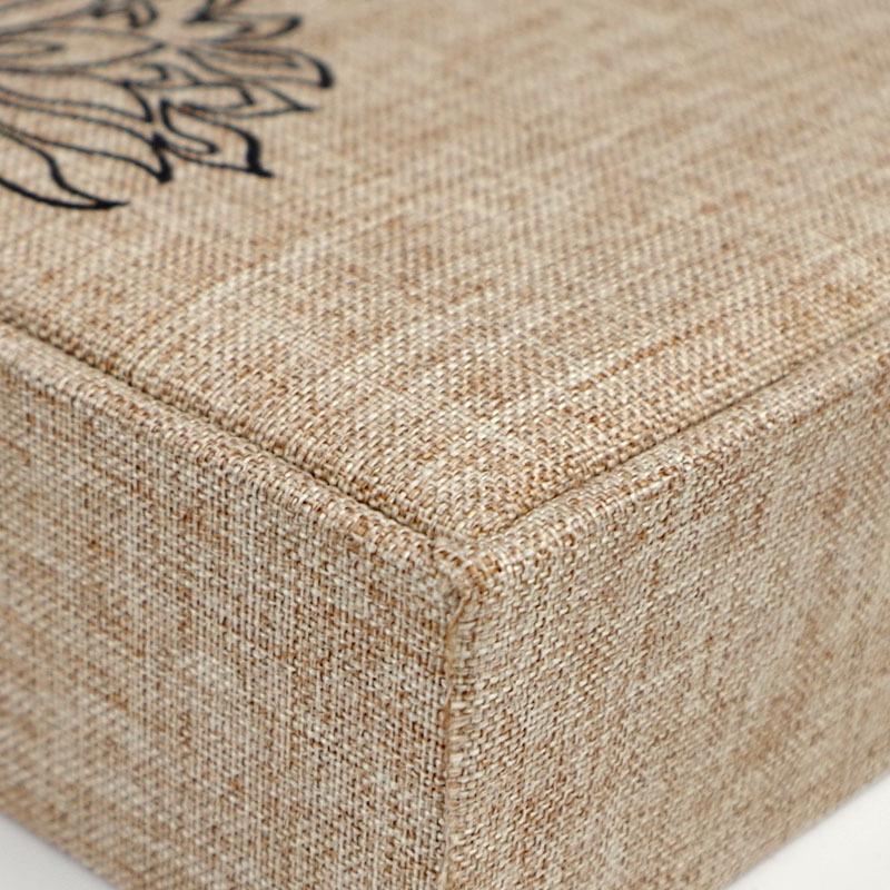 Linen Tassel Jewelry Box, Bracelet & Prayer Beads Storage Case for Buddha Beads, Jade, Rings & Hand Strings