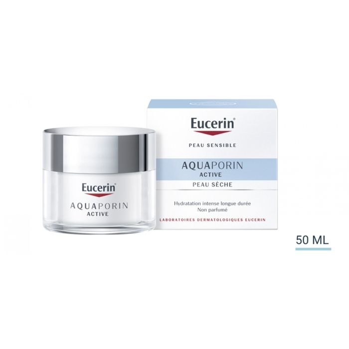 Crème Hydratante - Eucerin - Aquaporin Active - 50ml - Peaux Sèches - Non Comédogène