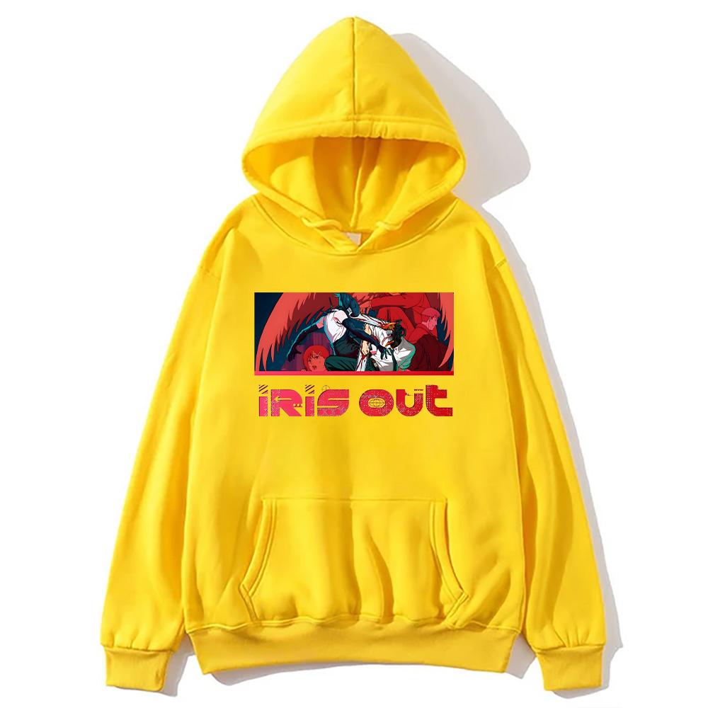 ХУДИ ИЗ ЯПОНСКОГО АНИМЕ IRIS OUT Yonezu Kenshi IRIS OUT Новые Графические Толстовки Женские Мужские Харадзюку Пуловер Y2K Худи с Длинным Рукавом