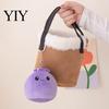 Fluffy Cartoon Ornament Cute Steamed Bun Plush Keychain, Kawaii Dumpling Doll Pendant for Portable Soft Trinket Backpack Keys, Stuffed Food