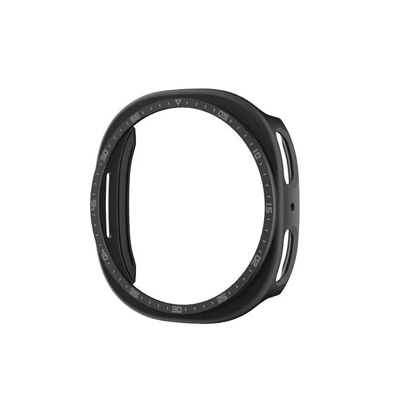 Hollow PC Cover For Samsung Galaxy Watch 8 44mm With Scale Protective Case Bumper For Samsung Watch8 40mm Bezel Ring Case 2025