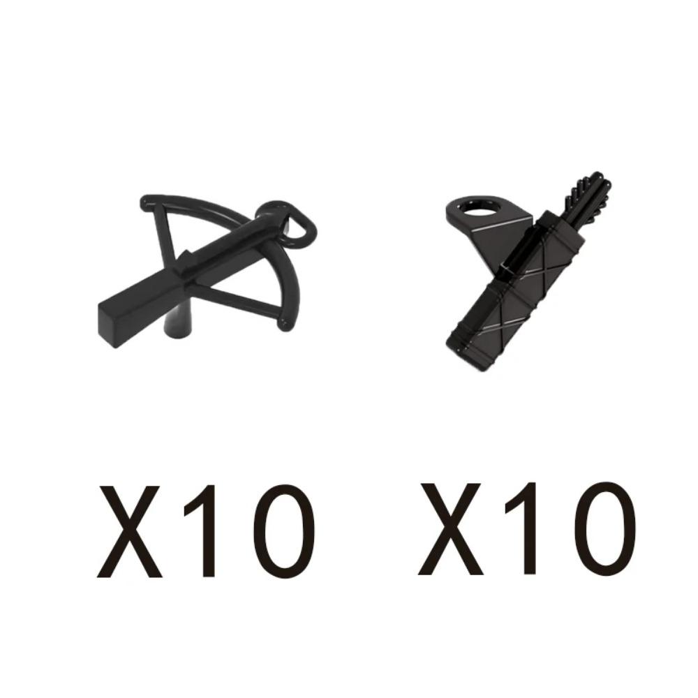 Medieval Building Blocks Weapons Figure Soldier Accessories Bow Spear Crossbow Axe Helmet Shoulder Armor Brick Gift Toy DIY X011