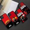 Игровой ТВ-Red-Dead-Redemption-2 Чехол для телефона для iPhone 17 16 15 14 Plus 13 11 12 Pro Max Силиконовый Жесткий PC TPU Чехол