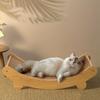 Cat Lounge Chair Made of Sisal Wooden Cat Scratching Pads Multifuction Cats Sleeping Bed Detachable Wear-resistant Cat Scratch Board