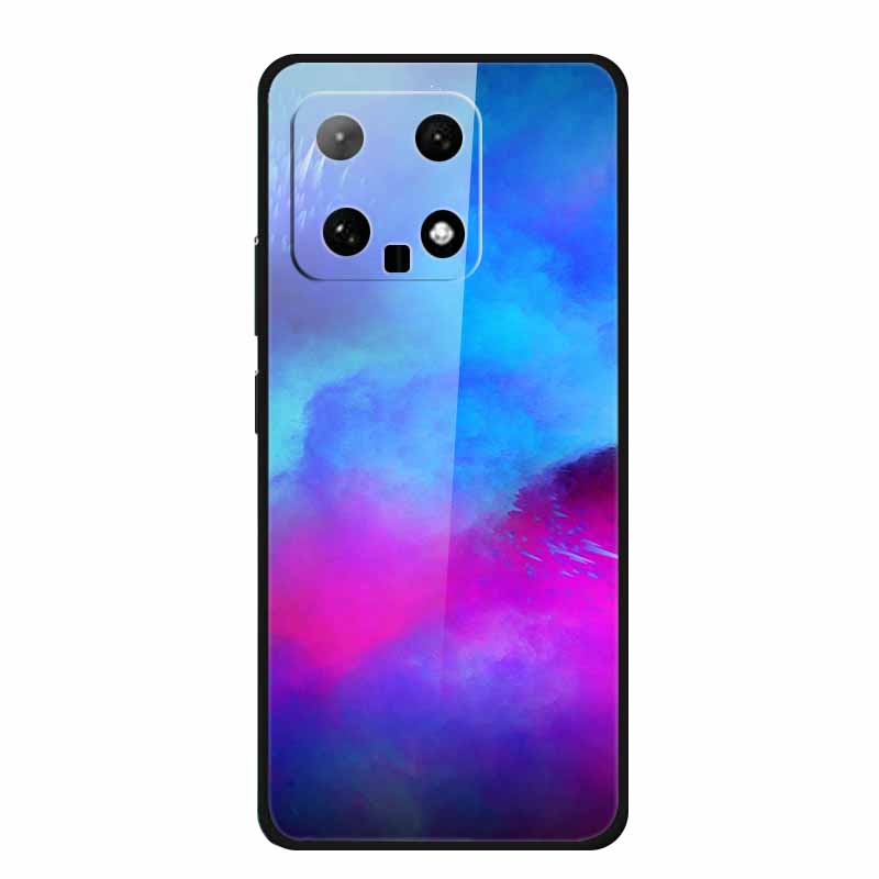 Закаленное Стекло Жесткая Задняя Крышка Для Xiaomi 14 Защитный Задний Чехол Для Телефона Для Funda Xiaomi14 Мраморный Рисунок Корпус Модный Новый Capa