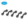 12PCS Plastic Compact Marine Dock Boat Cleats Outdoor Canoe Kayak Repairing Accessory for Hanging Rope or Hook