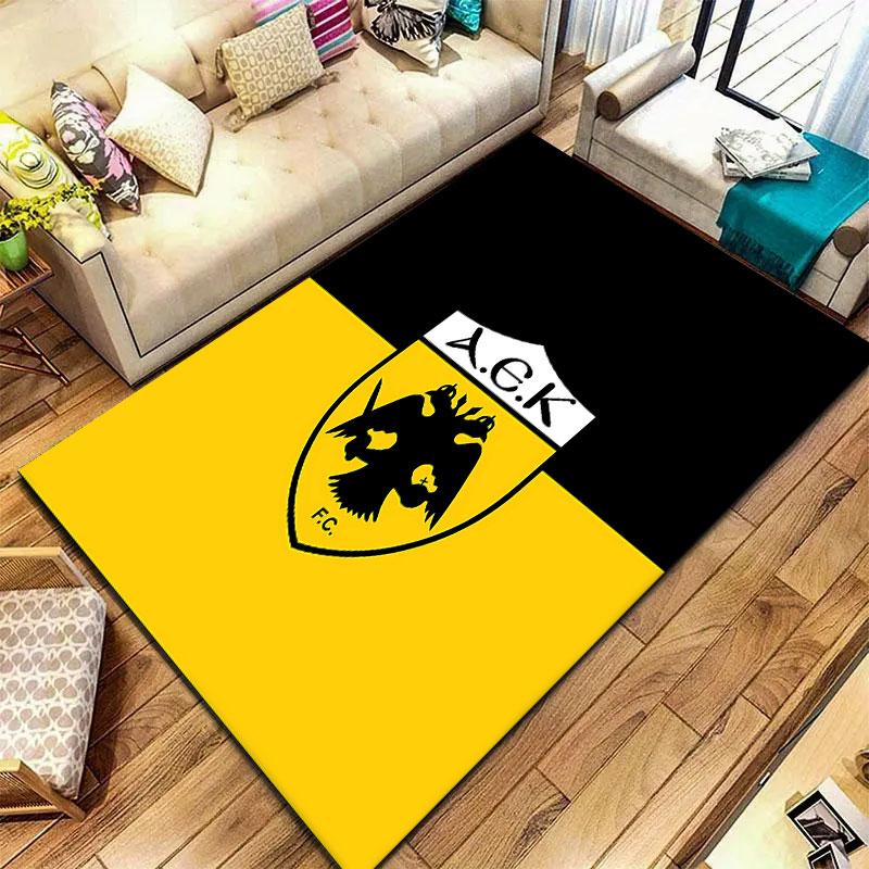 AEK Athens F.C Carpet Rug for Living Room Bedroom Home Sofa Decoration,Kids play Non-slip Floor Mat
