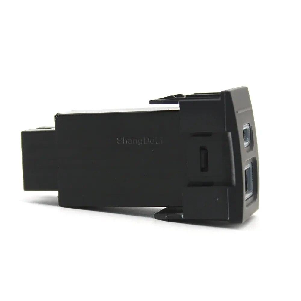 Автомобильное быстрое зарядное устройство QC3.0 USB Type-c Адаптер интерфейса Модифицированная зарядная розетка для VW POLO 2004-2011 Аксессуары