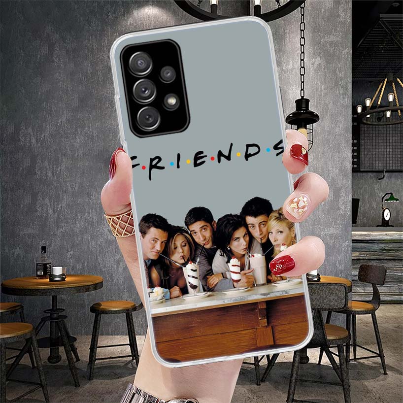 Friends Tv Show Funny Family Soft Phone Case For Samsung Galaxy A12 A22 A32 A52 A72 A02S A51 A50S A71 A70 A31 A20S Note 20 Ultra