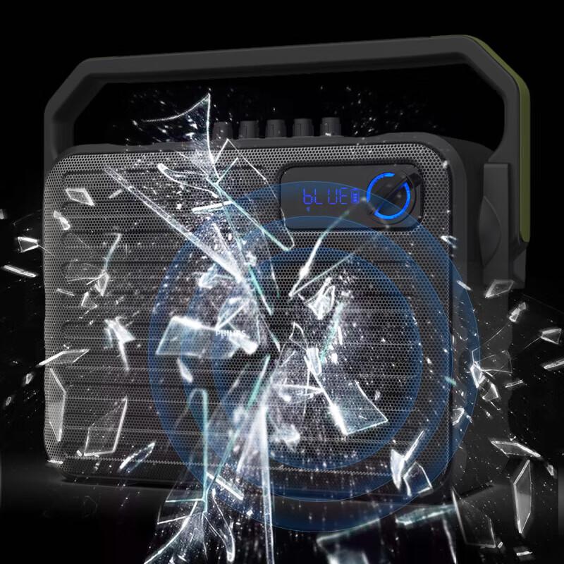 Philips Портативная уличная караоке-колонка SD68, штекер CN (адаптер в комплекте) (Китайская версия)