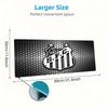 Santos FC Logo Color Mouse Pad Large Gaming Table Cushion Non-slip Laptop Tablet Big Mousepad XXL Mat Mini PC Playmat With Lock edge