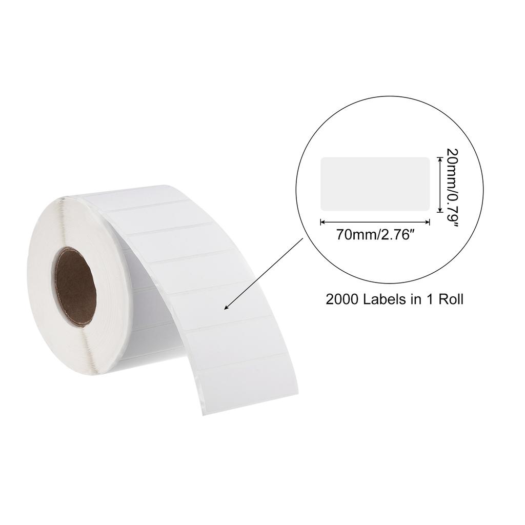 1 Roll Direct Thermal Label Shipping Stickers for Packaging Craft Projects White 250-10000 Labels Self Adhesive Thermal Labels