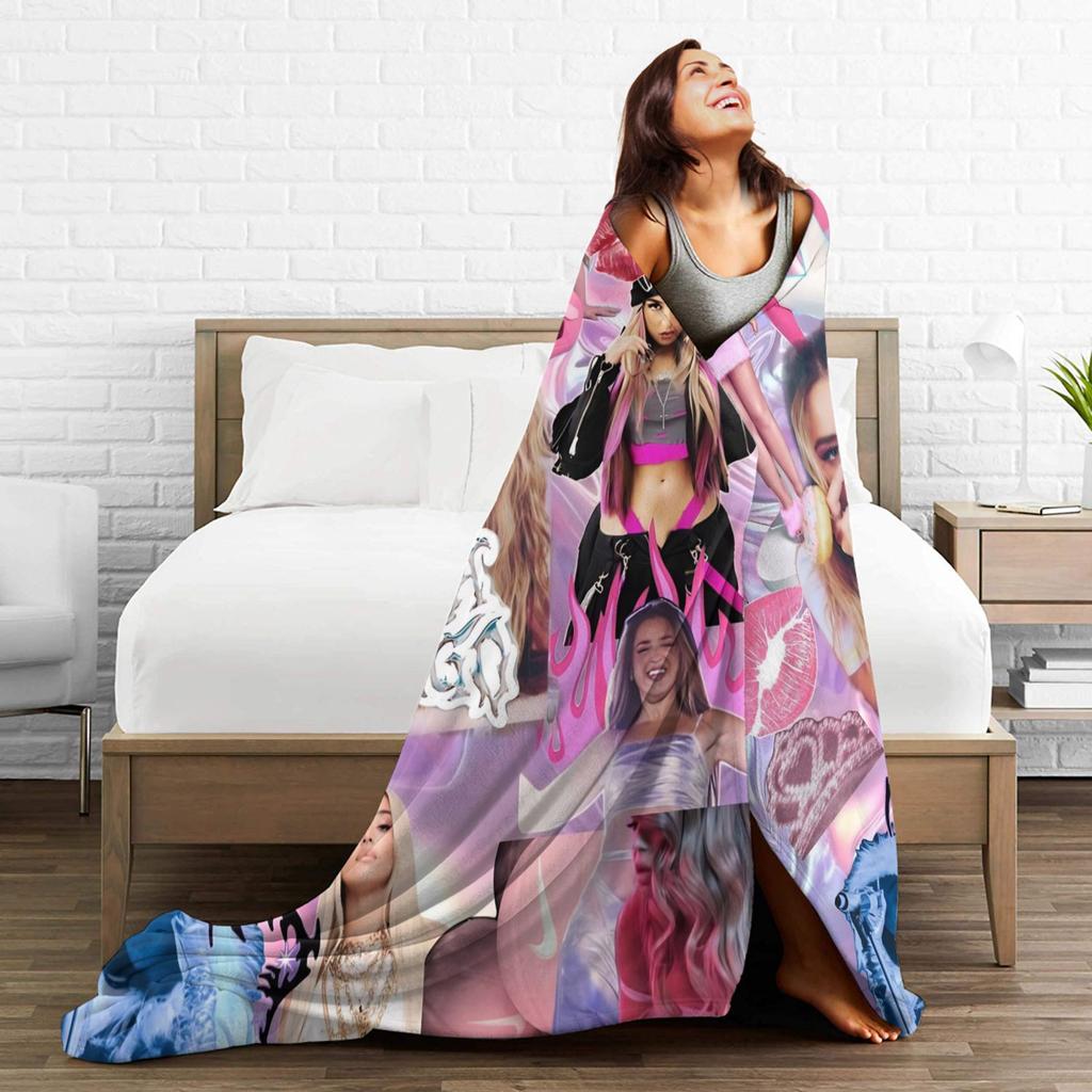 L-Lolas I-Indigos Spanish Blanket Camping Flannel Bedding Throws For Couch Bed Soft Warm Quality Bedspread Gift Idea
