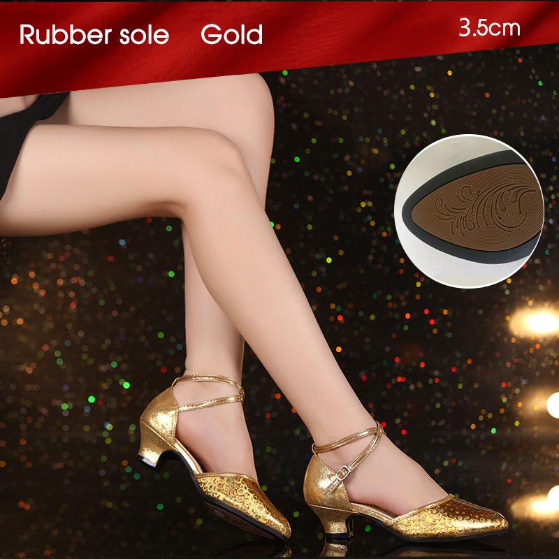 Модная женская обувь для латинских танцев с закрытым носком, танго, вальс, мамбо, румба, самба, мягкая подошва