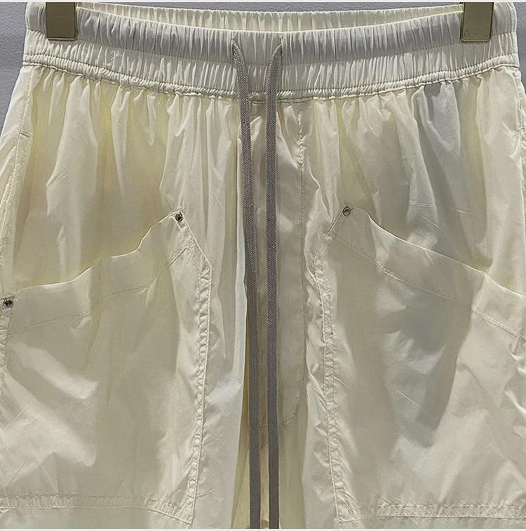 SUBHUMAN Унисекс Нейлоновые шаровары | Легкая, удобная, свободная укороченная летняя одежда