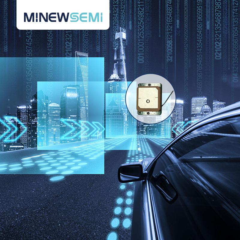 Perfect Spiral Multiband Active AN254 GNSS GPS L1 1575.42MHz Right Circular Polarization Antenna 16dB Amplifier Gain for Car