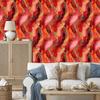 Ink Red, Orange and Coral Wallpaper for Living Room and Bedroom 50x1000