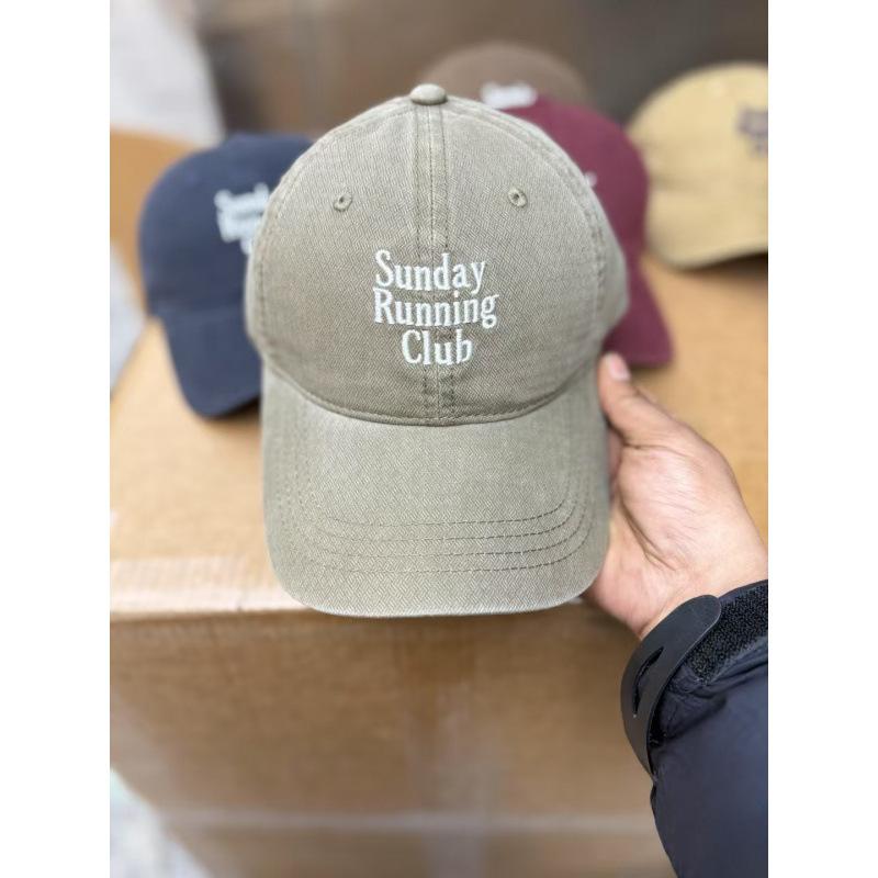 Tide Brand Original Multi-Row Letter Embroidered Cap Men'S And Women'S Retro Versatile Sun Hat Men'S Face Hat