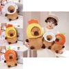 Adorable Capybara Plush Toy Soft Stuffed Animal Pillow For Kids And Girls Gift