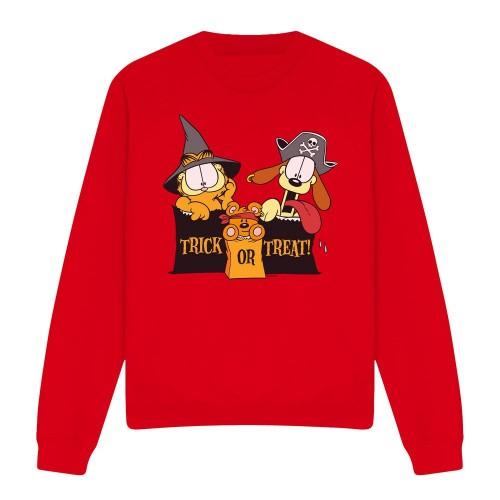 Свитшот унисекс для взрослых Гарфилд «Сладость или гадость»