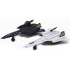 SR-71 Истребительные самолеты Игрушечный военный самолет Модель самолета Армия ВВС Литой под давлением металлический откатной бомбардировщик Штурмовик с подсветкой и звуками для детей