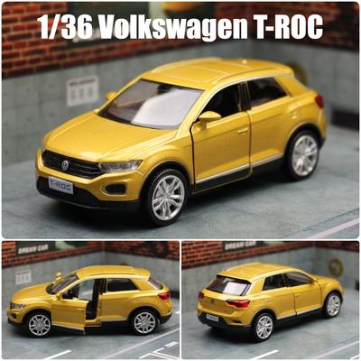 1/36 масштаб T-Roc игрушечная модель автомобиля 5'' RMZ CiTY литой сплав спортивный внедорожник миниатюрный автомобиль инерционный коллекционный подарок для мальчика