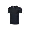 Li Ning Running Series Solid Color Sports Training Quick-Dry Round Neck Short Sleeve T-Shirt Men Tops Black Thunder-Gray ATSR049-1