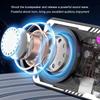 Colorful LED Lighting Wireless Bluetooth Speaker Double Bass Diaphragm Desktop Speaker  Party