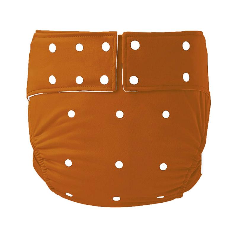 Adjustable Waterproof Adult Diaper Pants - Washable, Leak-Proof, Side Leak Protection for Elderly Care