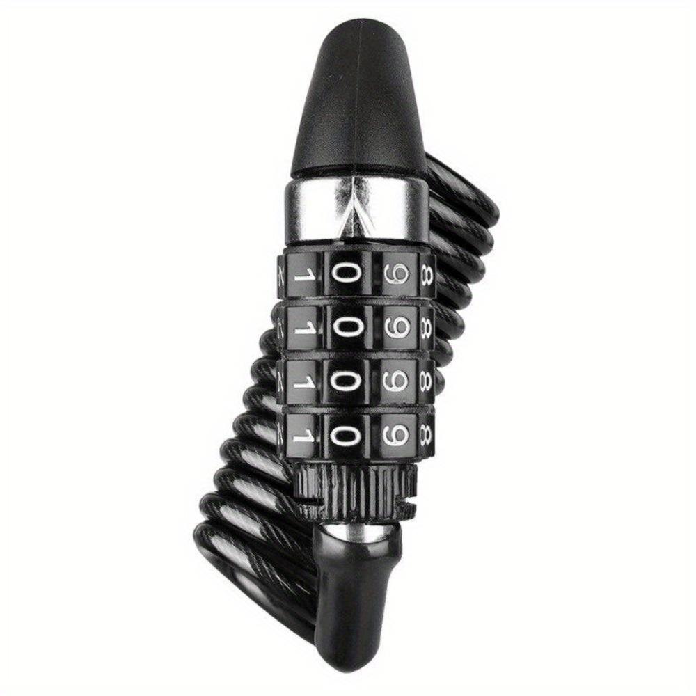 Велосипедный замок, замок безопасности для велосипедного шлема, тросовый замок, тросовый замок, замок для горного велосипеда, портативный стальной тросовый замок