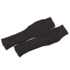 A Pair Long Fingerless Glove Arm Warmer Stretchy Mitten Unisex Crochet Half Finger Long Gloves