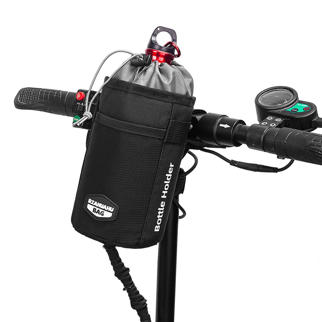 Bike Water Bottle Holder Bag Insulated Bicycle Handlebar Drink Beverage Storage Cooler Bag Pannier for Bike Motorcycle