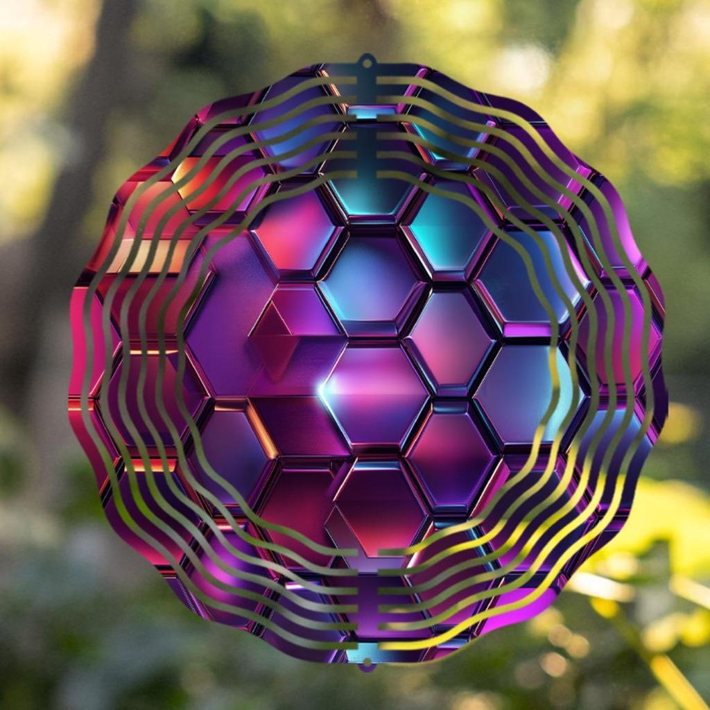 10 Inch Outdoor Wind Chime for Garden Balcony Decor Rotating Hook Elegant Design Perfect Gift for Spring Summer