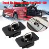 Крепежный анкерный крюк для крепления груза для Ford F-150 2015-2023 F250 F350 Super Duty 17-23 Выдвижной крюк-кольцо для боковой стенки кузова грузовика, зажим-анкер