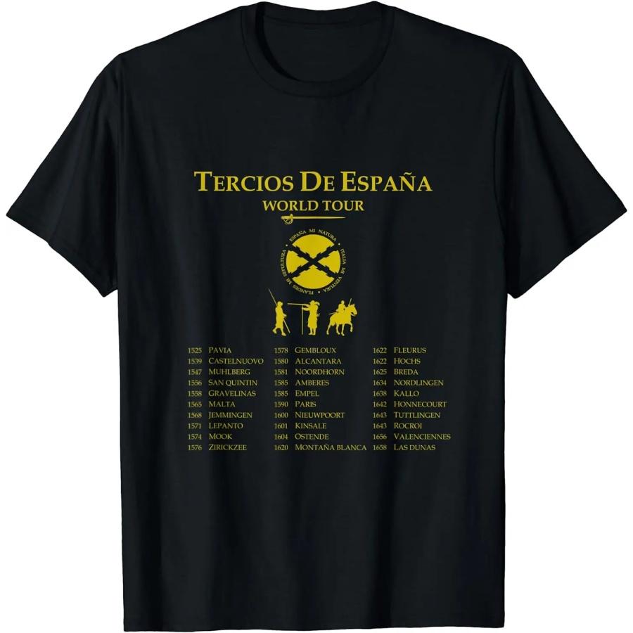 Los Tercios Españoles World Tour_ Historia De España T-Shirt Short Sleeve Casual Cotton O-Neck Summer Men T Shirt